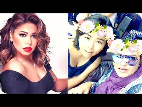 الفنانة أحلام تلتقي بـشبيهة شيرين عبدالوهاب الكورية