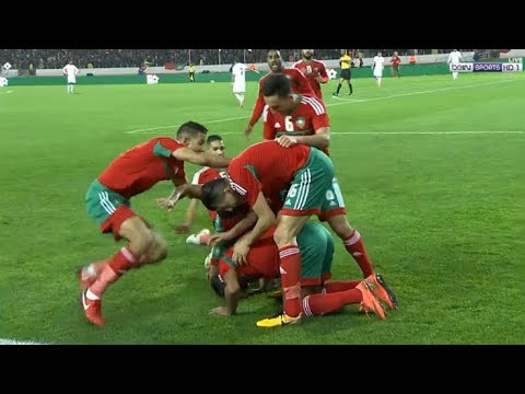 شاهد هدف المنتخب المغربي الأول في مرمى نظيره الليبي