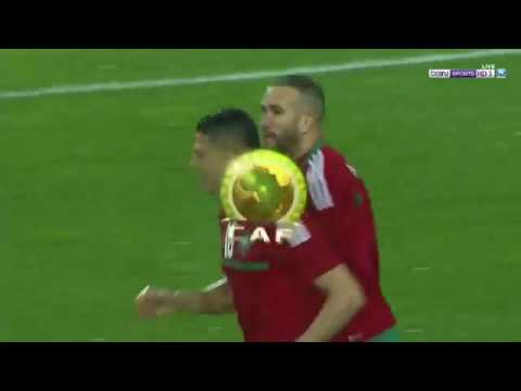 شاهد الهدف الثالث لمنتخب المغرب في شباك نيجيريا