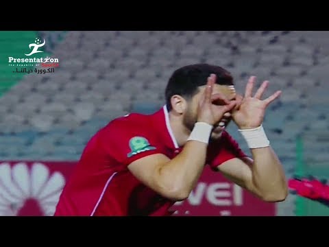 شاهد وليد أزارو يحرز الهدف الأول للأهلي أمام المقاولون العرب