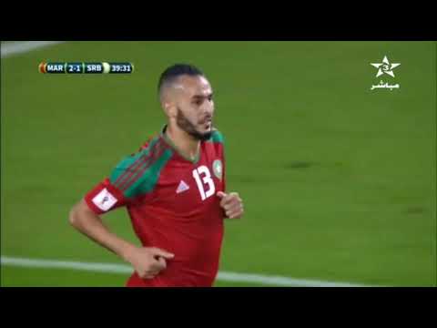 شاهد  أهداف مباراة المغرب وصربيا التي انتهت 21 