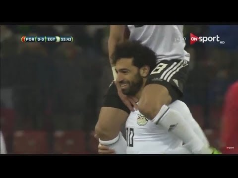 محمد صلاح يحرز الهدف الأول لمنتخب مصر في مرمى البرتغال