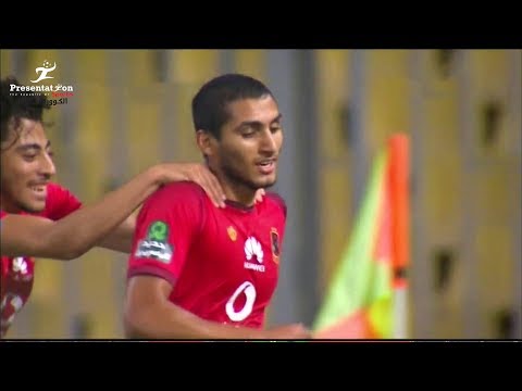 شاهد  أحمد حمدي يحرز الهدف الأول للأهلي في شباك المصري