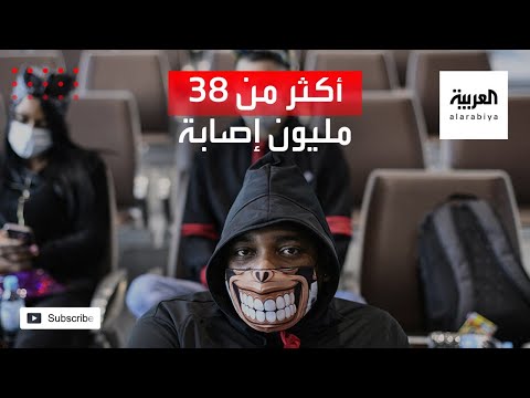 شاهد إصابات فيروس كورونا تتجاوز 38 مليون إصابة حول العالم