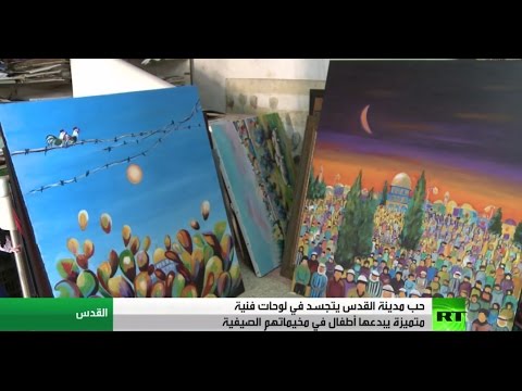 شاهد موهبة رسم لوحات فنية متميزة